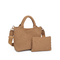 Sky's the Limit Small Laced Up Eco Tote Nude