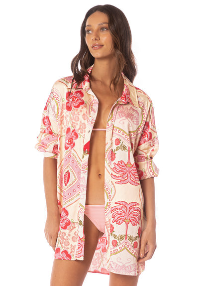 Dreambound Shirt Strawberry Palm