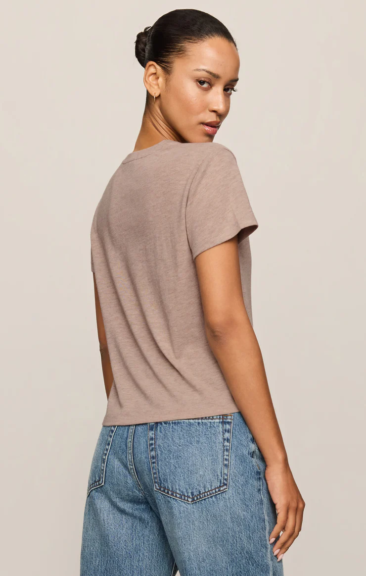 Tourist Tee Heather Ash