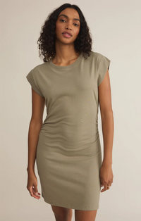 Camino Mini Dress Dusty Palm
