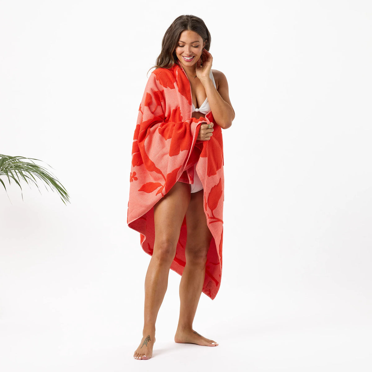 Beach Towel Salina Red Haute