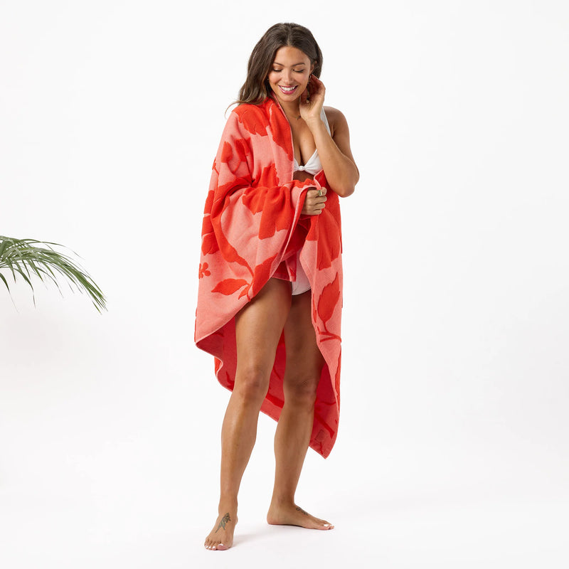 Beach Towel Salina Red Haute