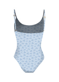 Baja Bodysuit Blue Blossom