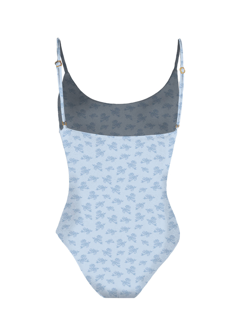 Baja Bodysuit Blue Blossom