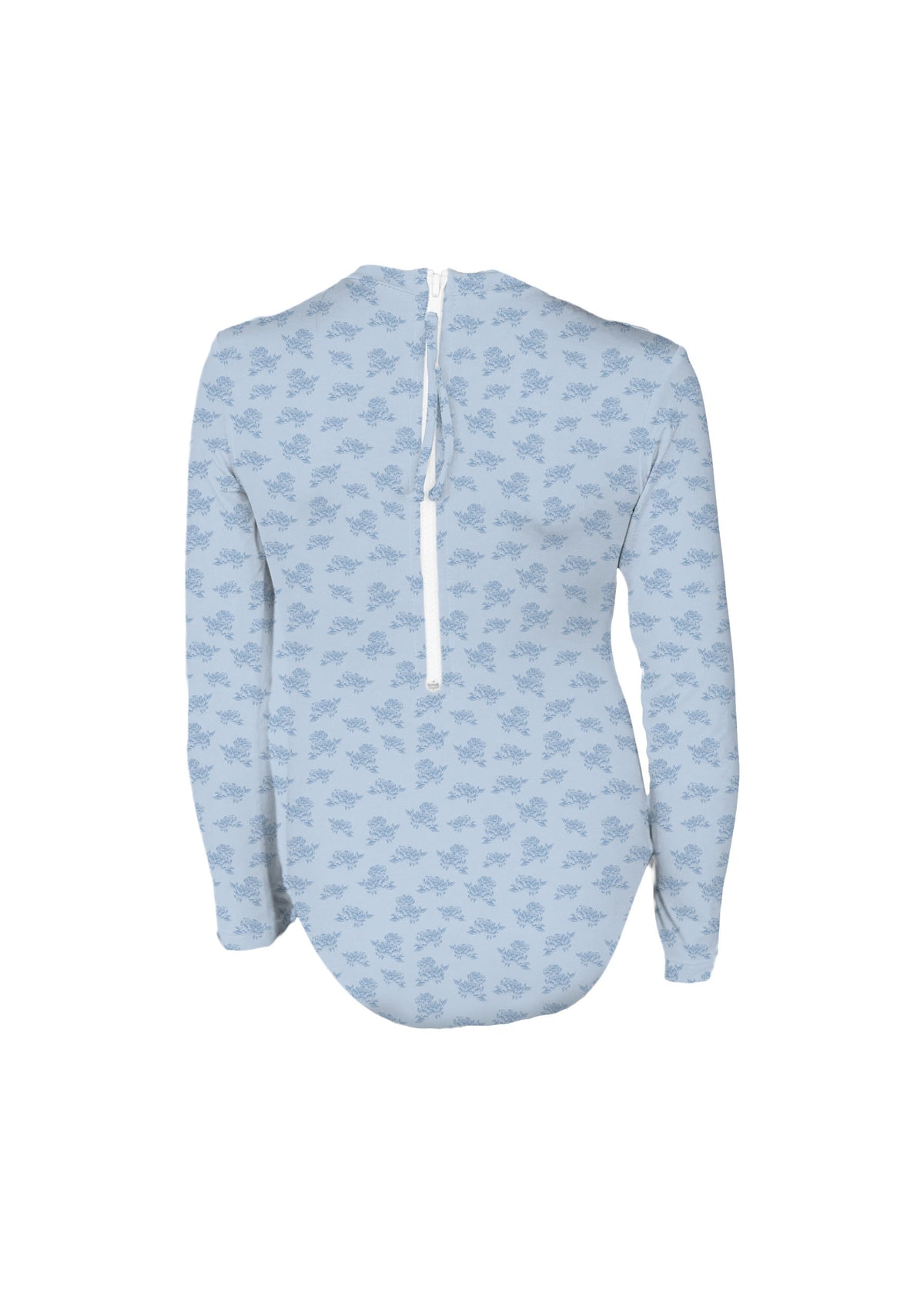 Littles Longsleeve Bodysuit Blue Blossom