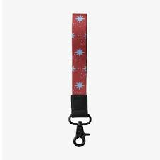 Lyra Wrist Lanyard Blue/Red