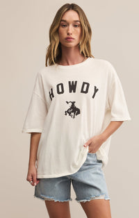 Howdy SO CAL Oversized Tee Sea Salt