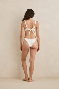 Broderie Underwire Bralette Top Off White