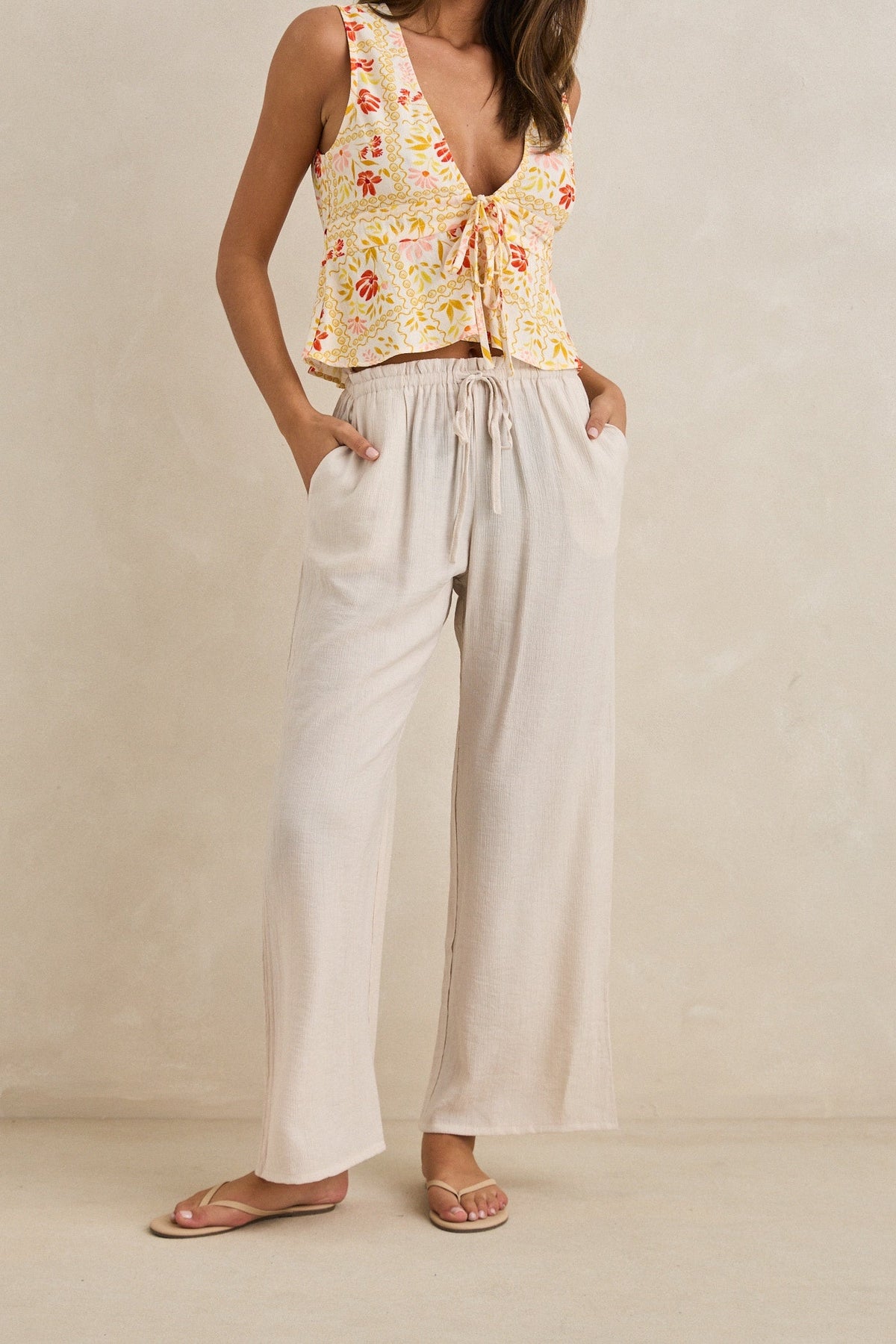 Airlie Beach Pant Ivory