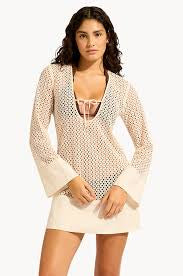 Mini Cover Up Ecru