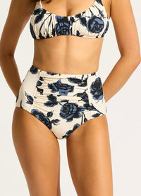 Ruched Front High Waisted Pant Rococo
