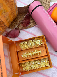 Make Your Own Puakenikeni Lei Yellow