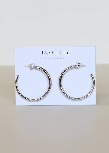 Everyday Silver Hoop Earring Large