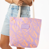 Miter Reversible Tote Nectarine