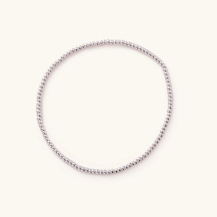 Silver Ball Bracelet 2mm
