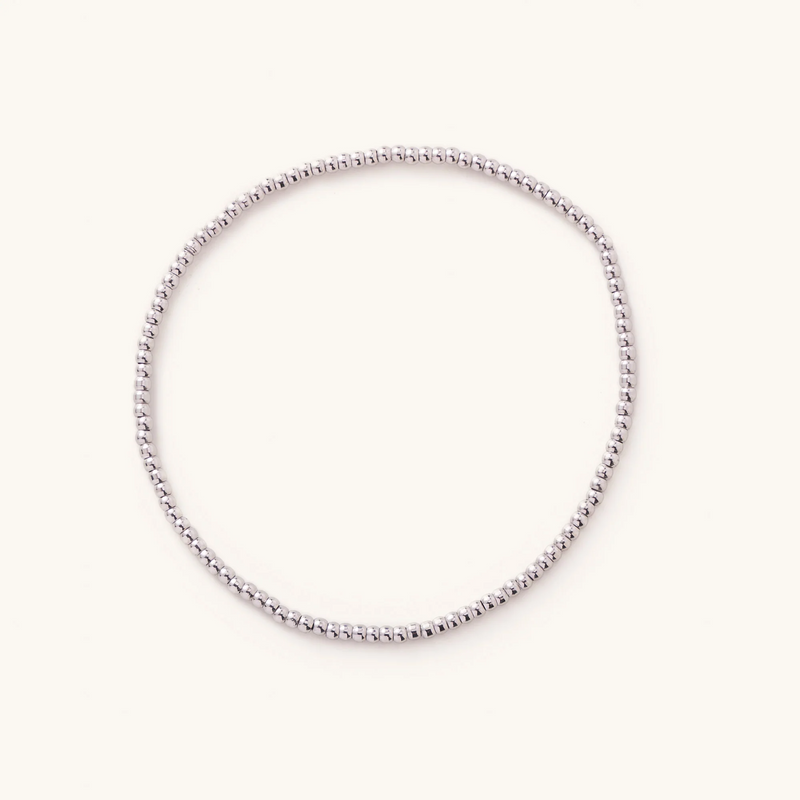 Silver Ball Bracelet 2mm