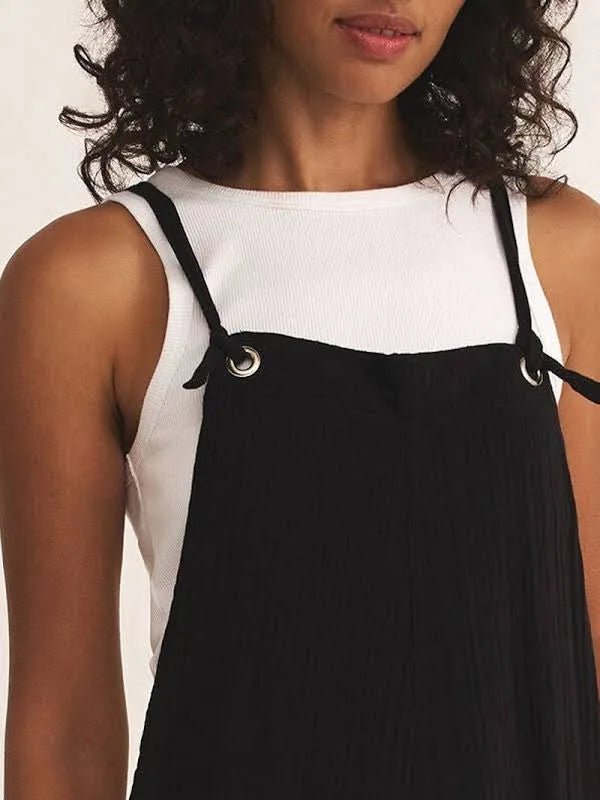 Montague Airy Romper Black