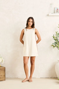 Hanalei Mini Dress Cream