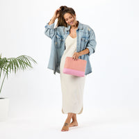 Salina Mid Pouch Fruit Punch on Sandstone