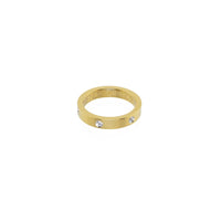 Waterproof Gold Diamond Ring Band
