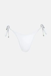 Classic Tie Side Hi Cut Bottom White