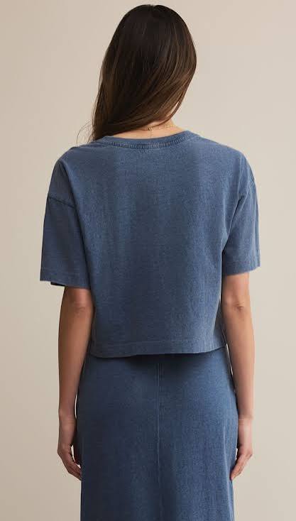 On The Go Jersey Denim Tee