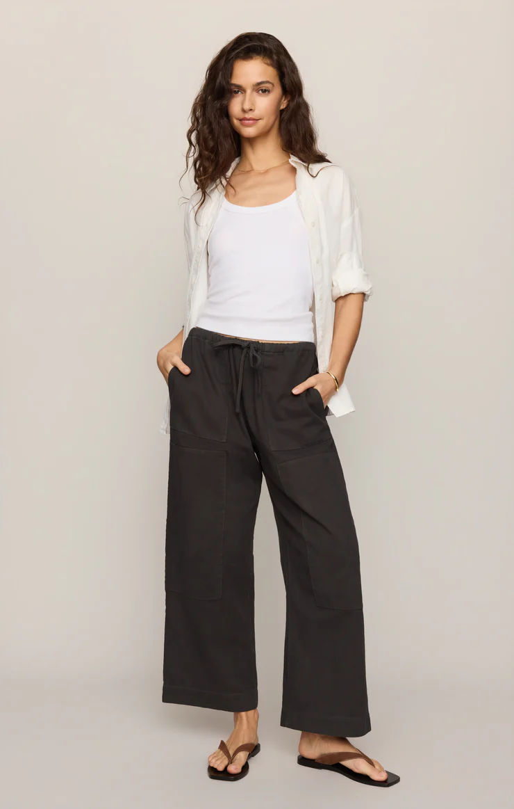 Kit Twill Carpenter Pant Ash Black