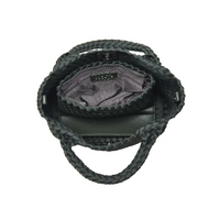 Sky's the Limit Small Woven Tote Olive