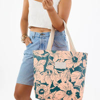 Flor Del Mar Day Tripper Teal/Peachy