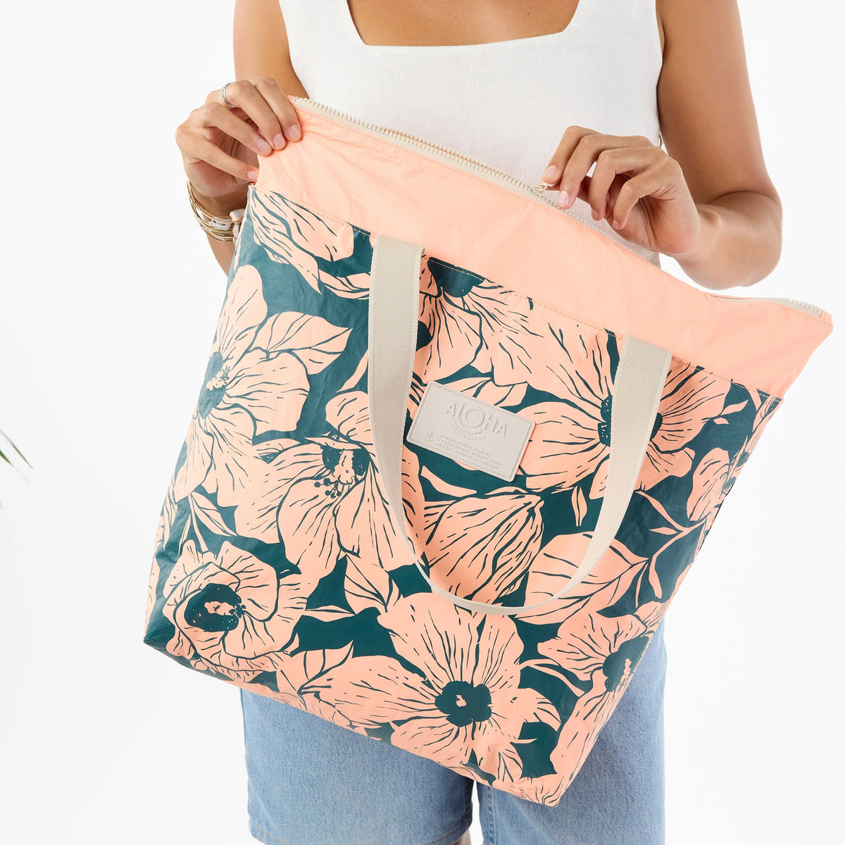 Flor Del Mar Day Tripper Teal/Peachy