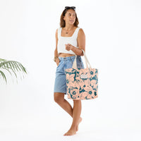 Flor Del Mar Day Tripper Teal/Peachy