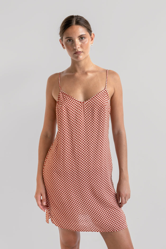 Dawn Slip Dress Check