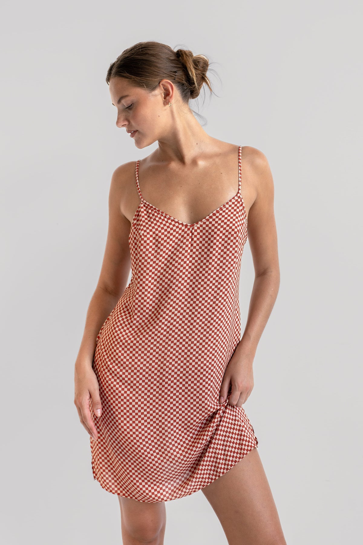 Dawn Slip Dress Check