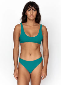Bonita Top Deep Emerald Rib