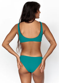 Bonita Top Deep Emerald Rib