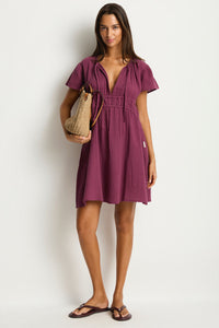 Sunset Short Daydress Claret
