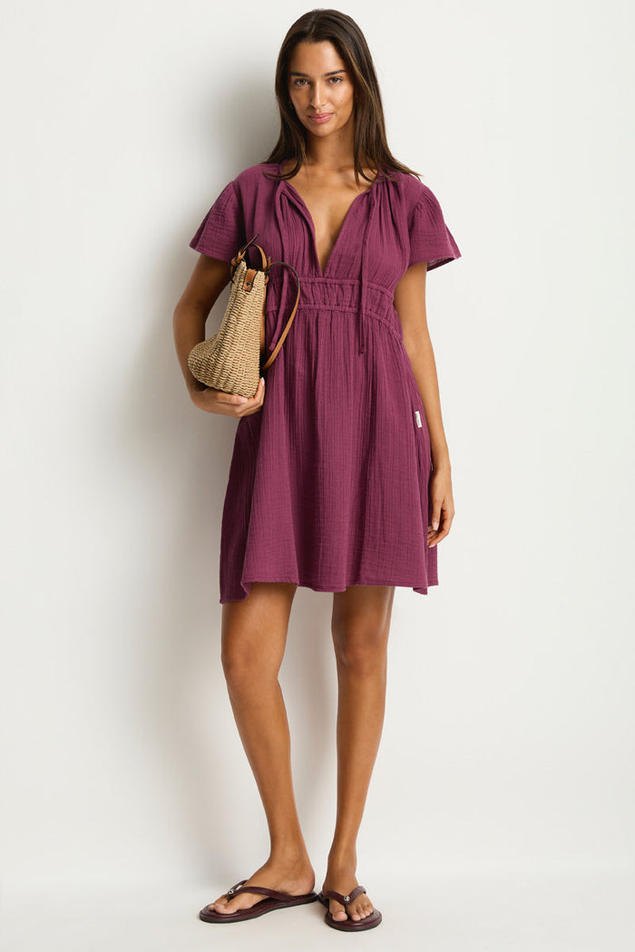 Sunset Short Daydress Claret