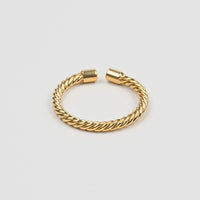 Waterproof Gold Twisted Mini Ring