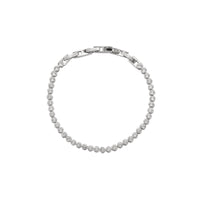 Demi Fine Silver Diamond Tennis Bracelet