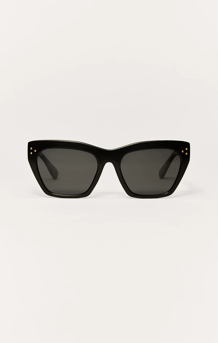 Park Ave Sunglassses Polished Black