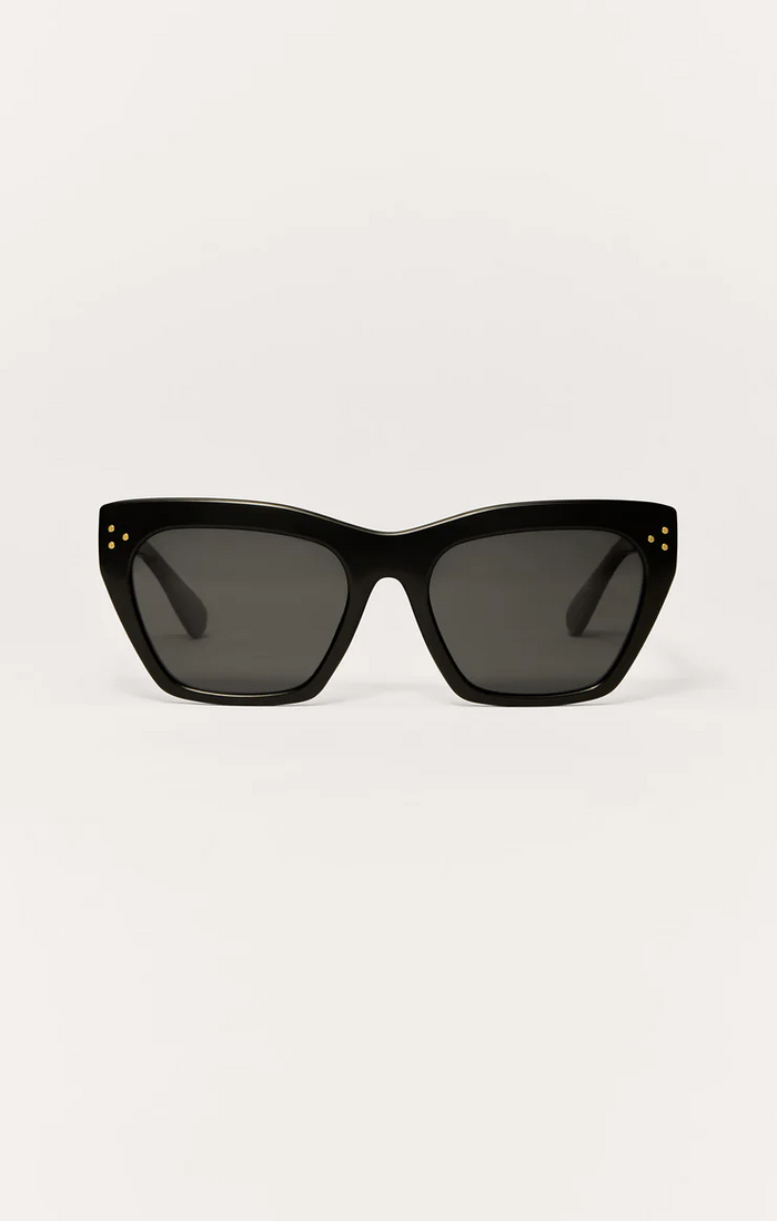 Park Ave Sunglassses Polished Black