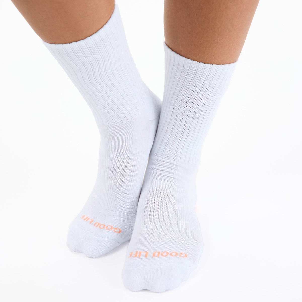 Hana Hou Crew Socks Nectarine