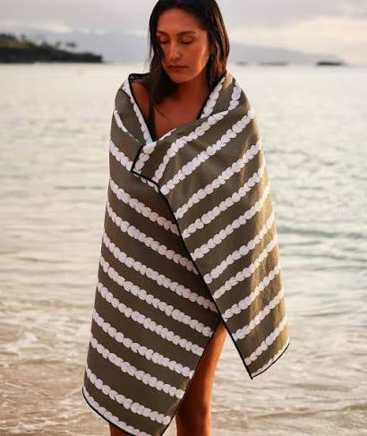 Beach Towel Pikake Lei