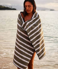 Beach Towel Pikake Lei