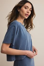 On The Go Jersey Denim Tee
