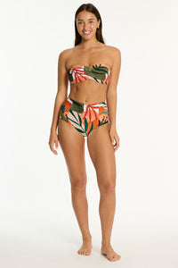 Tropaluxe High Waist Gathered Side Pant