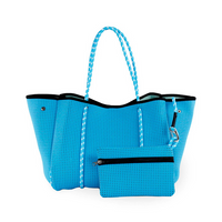 Large Neoprene Tote Baby Blues