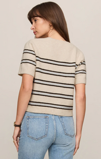 Gatewood Stripe Sweater Light Oatmeal Heather
