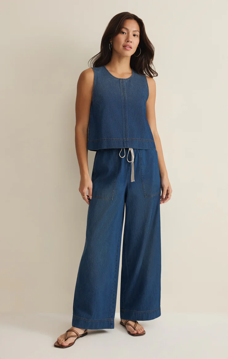 Daycation Denim Utility Pant Deep Water