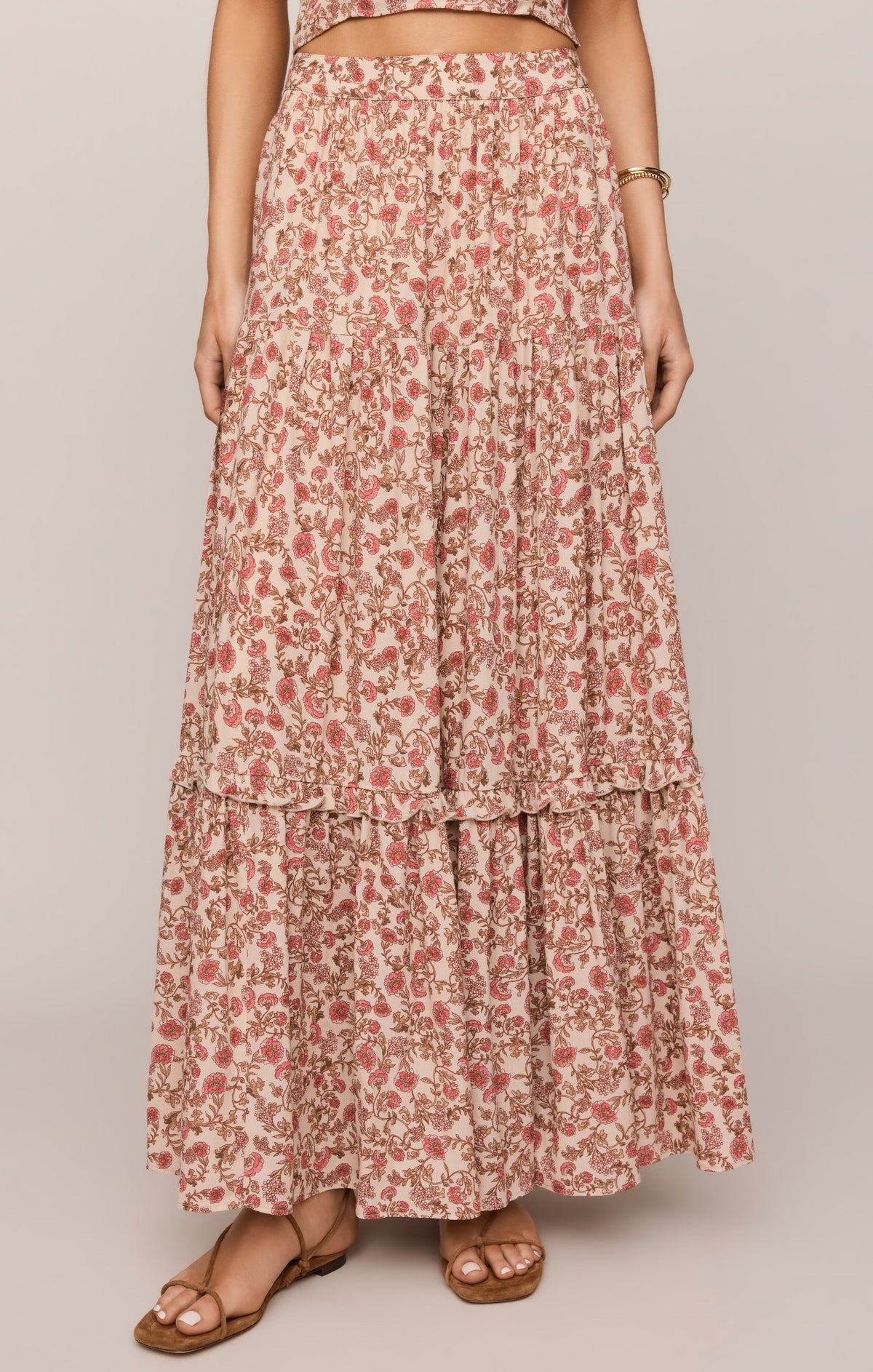 Mora Maxi Skirt Sandshell